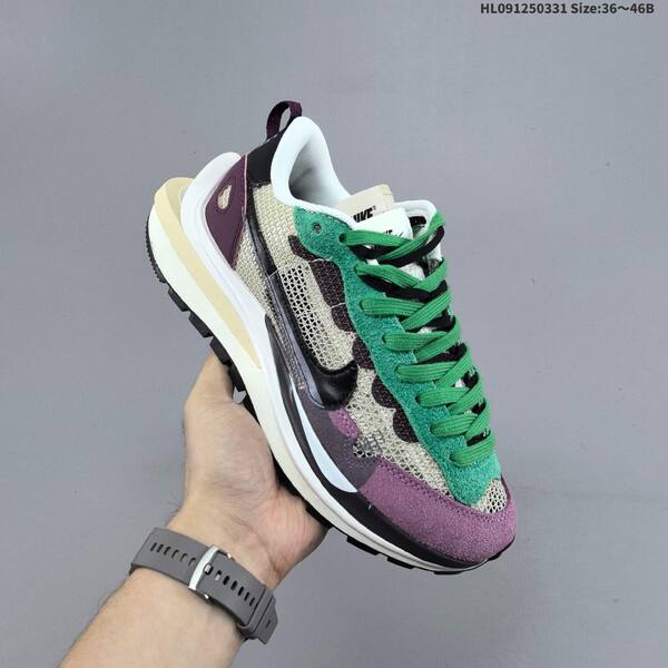 Nike Vaporwaffle Sacai purple orange white green purple beige black EU 36-46 sneaker