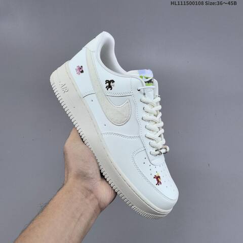 Nike Air Force 1 07 CNY Off White Sail Multicolor EU 36-45 Sneaker - Unisex (BS-62137)