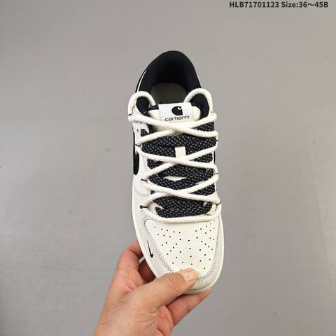 Nike Dunk SB Low Carhartt Off White Black EU 36-45 Skate Shoe - Unisex (BS-63216)