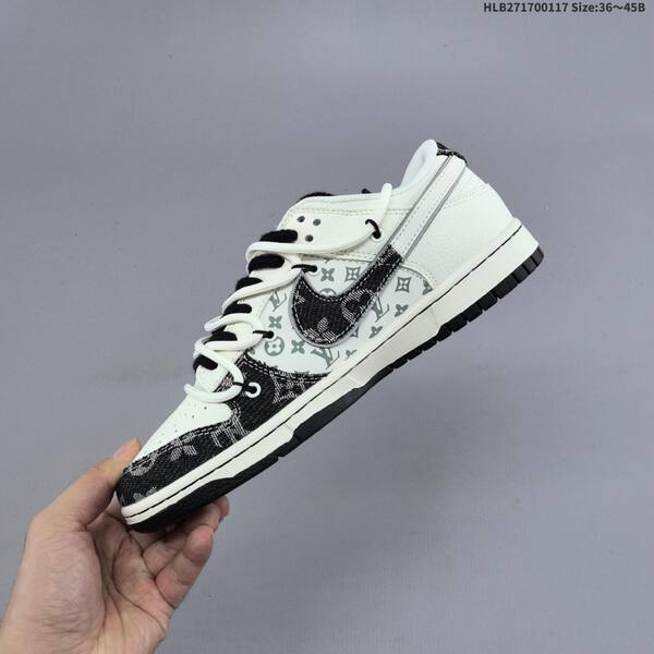 Nike Dunk SB Low Louis Vuitton Custom off white black navy EU 36-45 skate shoe