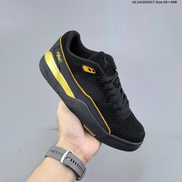 Jordan Flight Court Black/Gold EU 36-46 basketball