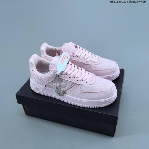 Nike Air Force 1 07 Red Pink EU 36-45 Sneaker - Unisex (BS-61540)