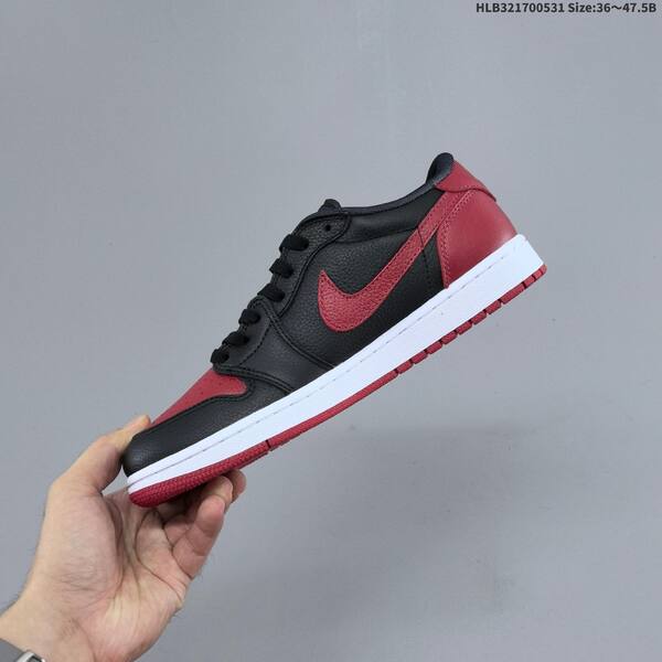 Nike Air Jordan 1 Retro Low OG black/red/white EU 36~47.5 casual