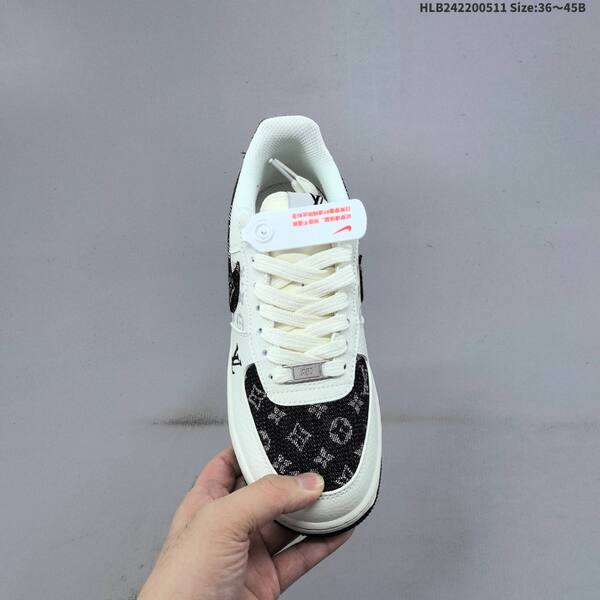 Nike Air Force 1 07 LV8 NH0601-602 off white black grey EU 36-45 sneaker