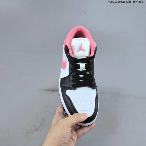 Jordan Air Jordan 1 Low black white pink 36~46B lifestyle