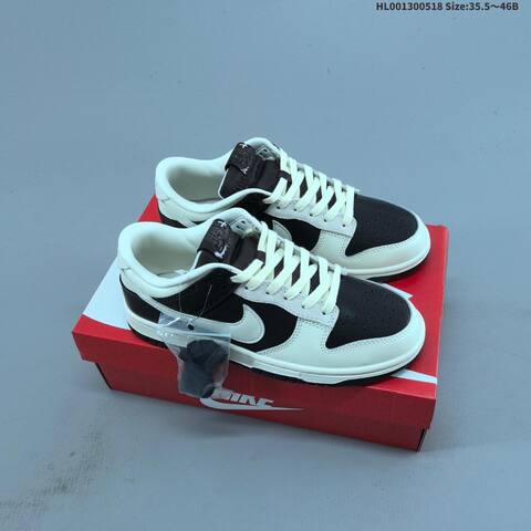 Nike SB Dunk Low Fauna Brown Dark Brown Cream Off White Black EU 35 5-46 Skate Shoe - Unisex (BS-60296)