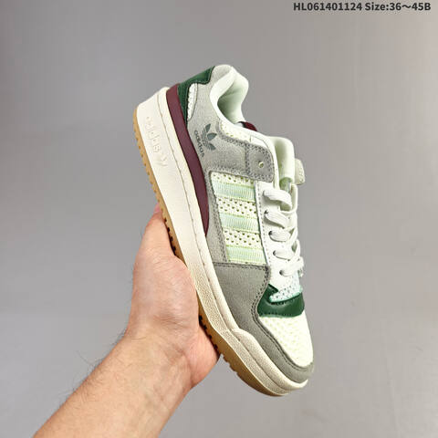 Adidas Forum Low Cream Pink Purple Blue EU 36-45 Skate Shoe - Unisex (BS-65485)