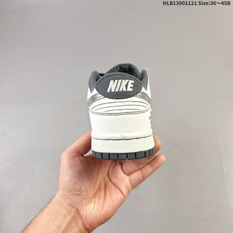 Nike Dunk SB Low Off White Dark Grey Silver EU 36-45 Skate Shoe - Unisex (BS-63299)