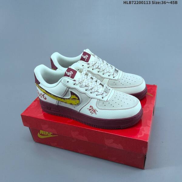 Nike Air Force 1 07 LV8 off white grey burgundy pink EU 36-45 skate shoe