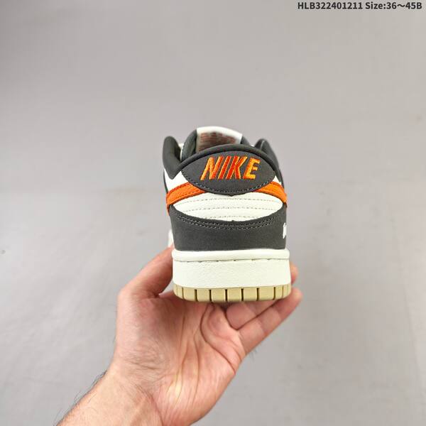 Nike SB Dunk Low Retro DIY off white dark grey orange beige EU 36-45 skate shoe