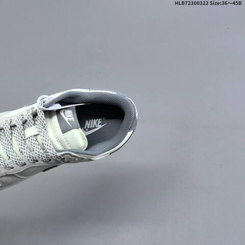 Nike Dunk SB Low Off White Light Grey Dark Grey Red White EU 36-45 Skate Shoe - Unisex (BS-61194)