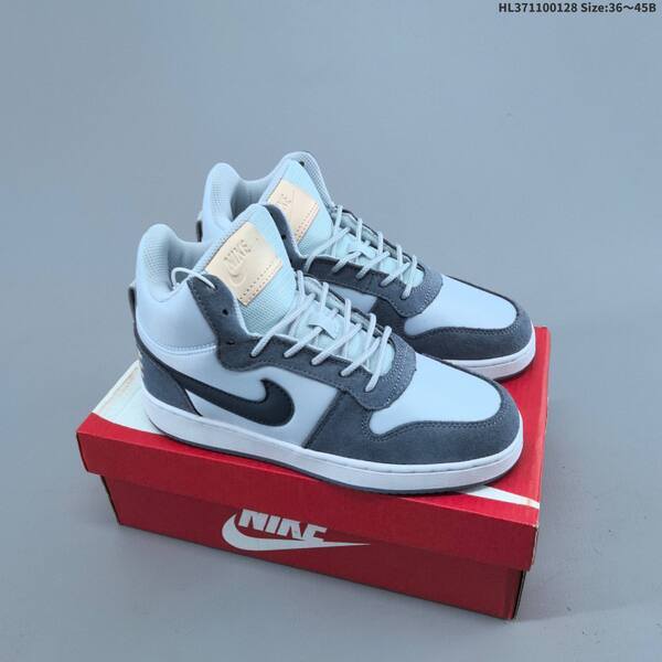 Nike Court Borough Mid white grey blue EU 36-45 sneaker
