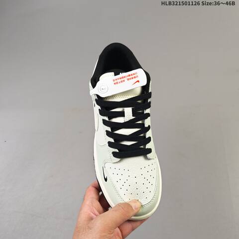 Nike Dunk Low Light Green Off White Black EU 36-46 Skate Shoe - Unisex (BS-63036)