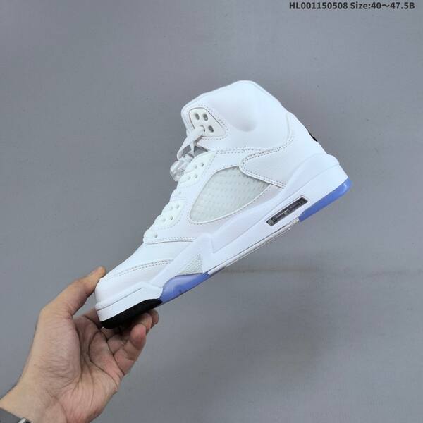 Jordan Air Jordan 5 Retro Metallic White/Silver/Black/Ice Blue EU 40-47.5 basketball