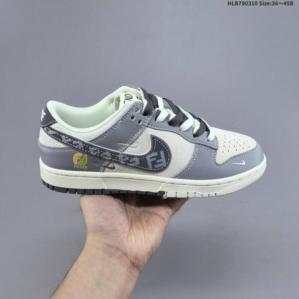 Nike SB Dunk Low white gray red navy EU 36-45 skate shoe