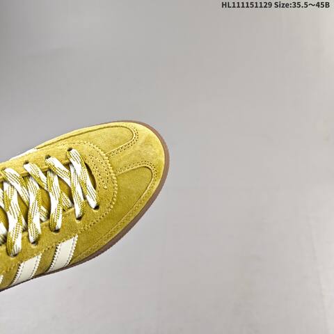 Adidas Handball Spezial Mustard Yellow Off White Gum Brown EU 35 5-45 Sneaker - Unisex (BS-65404)