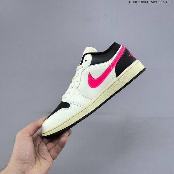 Jordan Air Jordan 1 Low white/black/pink EU 36-46 basketball