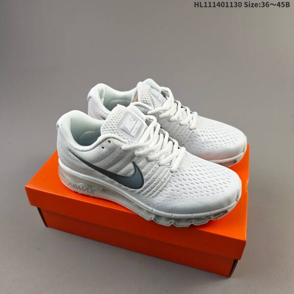 Nike Air Max 2017 white black black clear EU 36-45 running shoe