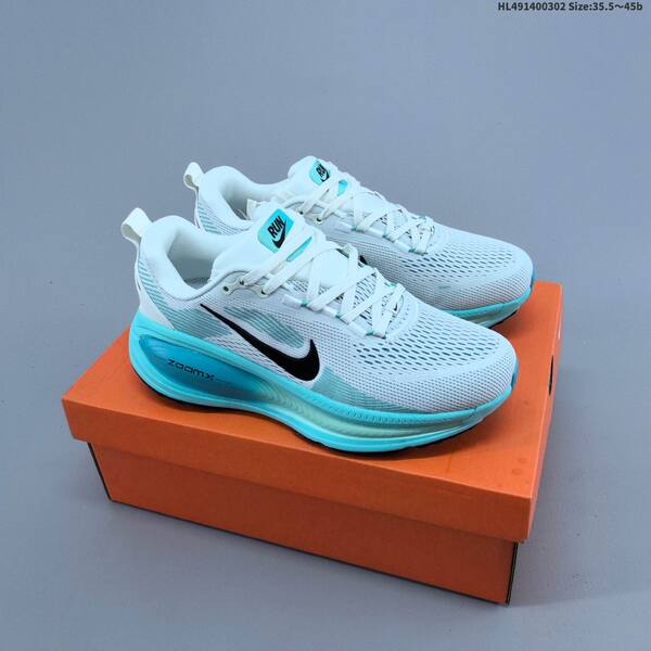 Nike Vomero 18 ReactX Air Zoom white black neon green orange EU 35 5-45 running shoe