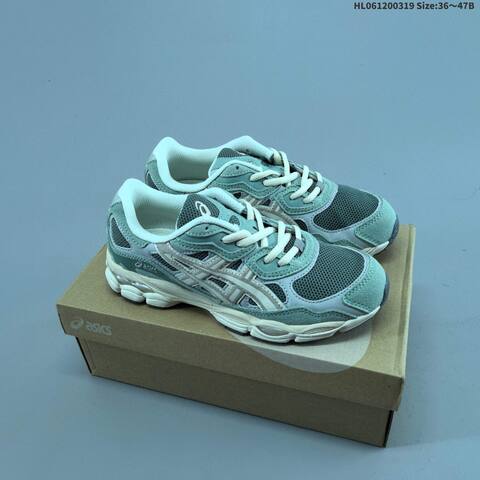 ASICS GEL NYC White Mint Beige Grey EU 36-47 Running Shoe Running Sneakers - Unisex (BS-68987)