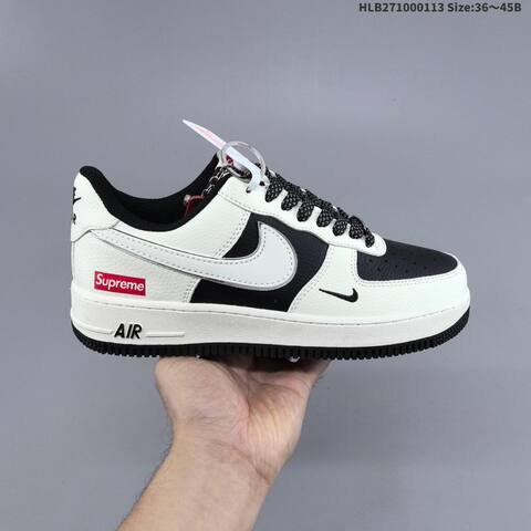 Nike Air Force 1 07 Low White Navy Red Black EU 36-45 Sneaker - Unisex (BS-62017)