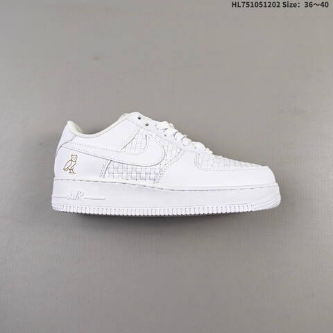 Nike Air Force 1 07 White Gold EU 36-40 Sneaker - Unisex (BS-62894)