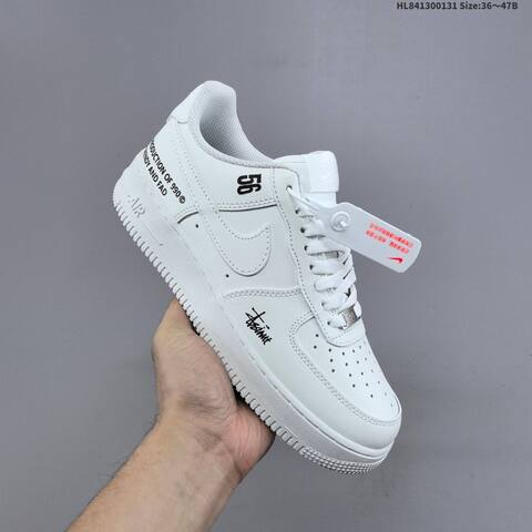 Nike Air Force 1 Low All White EU 36-47 Sneaker - Unisex (BS-61625)