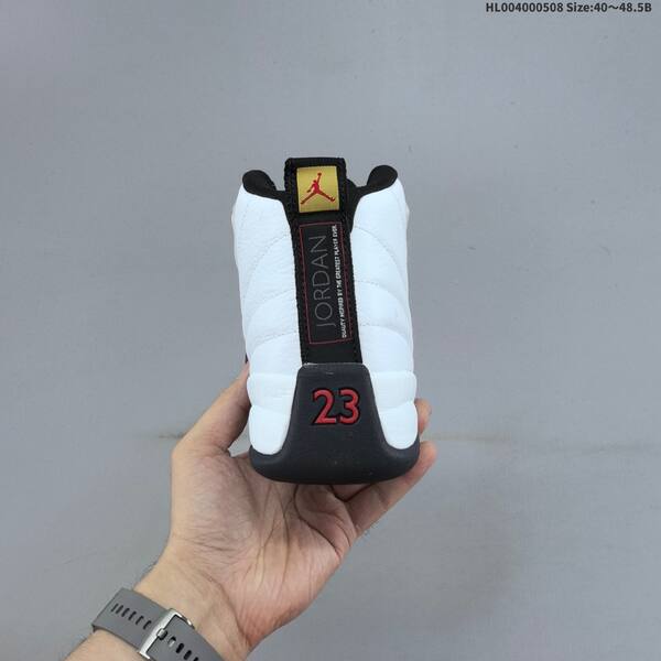 Jordan Air Jordan 12 Retro white/black 40~48.5B basketball