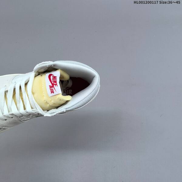 Jordan Air Jordan 1 High OG Sail / University Red / Light Grey 36~45 casual