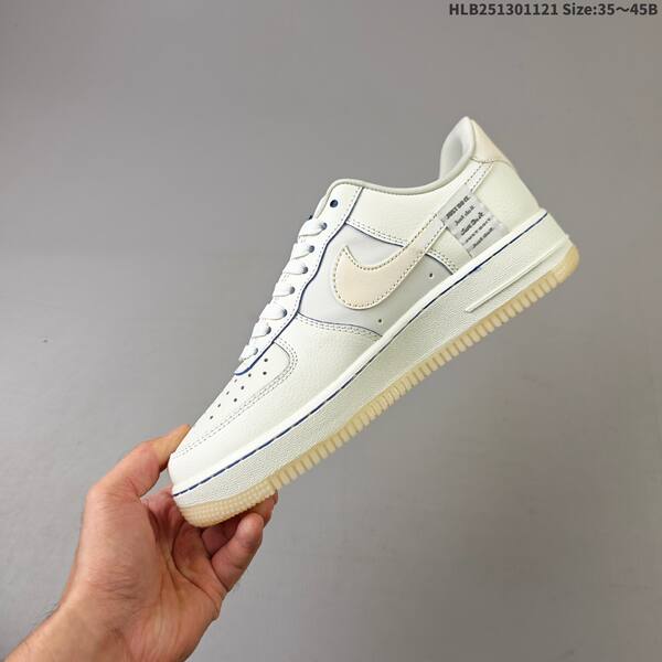 Nike Air Force 1 07 Black White Beige Blue EU 35-45 sneaker