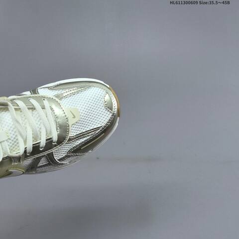 Nike V2K Run White Light Gold Beige EU 35 5-45 Running Shoe - Unisex (BS-59934)