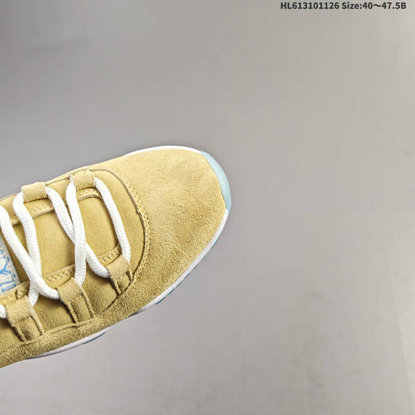 Jordan Air Jordan 11 Retro tan/beige suede with white and icy blue EU 40-47.5 basketball