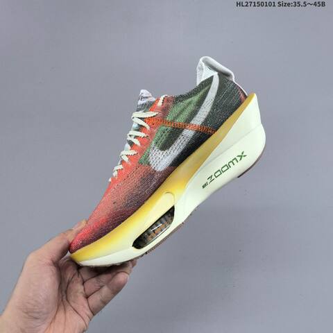 Nike Air Zoom Alphafly Next 3 Red Green White Yellow EU 35 5-45 Running Shoe - Unisex (BS-62272)