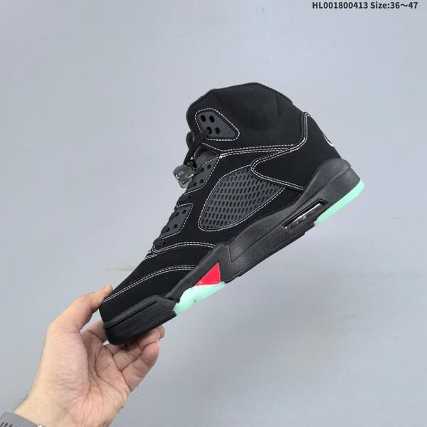 Jordan Air Jordan 5 Retro Black/Crimson/Mint Glow EU 36-47 basketball