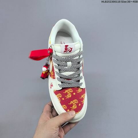 Nike Dunk Low Off White Red Yellow Black EU 36-45 Skate Shoe - Unisex (BS-61915)