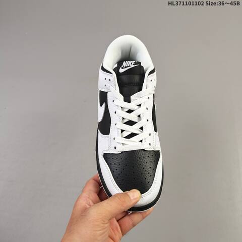 Nike SB Dunk Low White Black EU 36-45 Skate Shoe - Unisex (BS-63939)