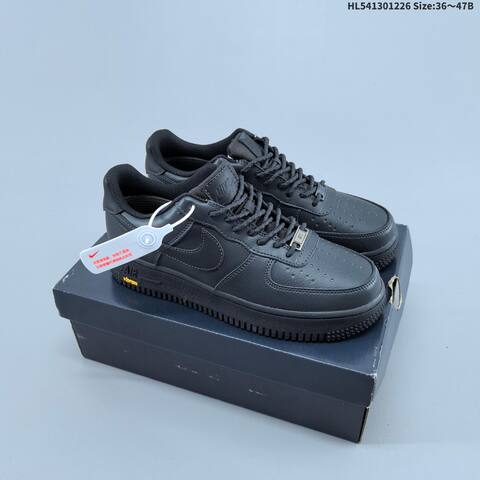 Nike Air Force 1 07 HV5953-001 Black Dark Green EU 36-47 Sneaker - Unisex (BS-62425)