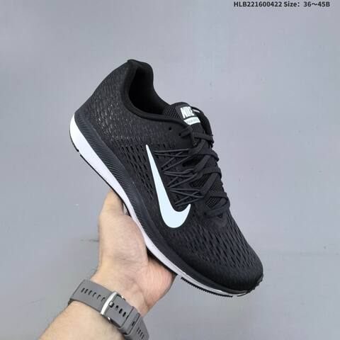 Nike Zoom Winflo 5 Black White Dark Grey EU 36-45 Running Shoe - Unisex (BS-60585)