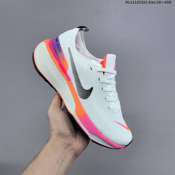 Nike ZoomX Invincible Run FK 3 white black orange pink purple EU 36-45 running shoe