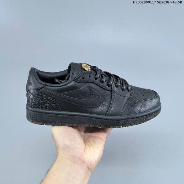 Nike Air Jordan 1 Retro OG black/gold 36~48.5 basketball