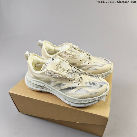 HOKA Mafate Speed 4 Black White Grey EU 36-45 Trail Shoe Trail Running Sneakers - Unisex (BS-69471)
