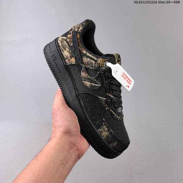 Nike Air Force 1 07 black brown tan olive green white EU 36-45 sneaker