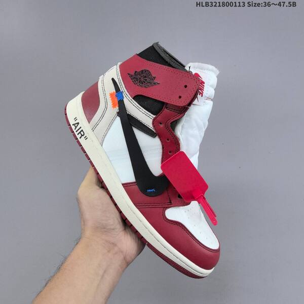 Nike Air Jordan 1 Retro High OG x Off-White white/red/black EU 36-47.5 basketball