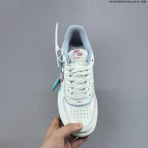 Nike Air Force 1 Shadow Sail Light Blue Pink Brown EU 35 5-42 Sneaker - Unisex (BS-61712)