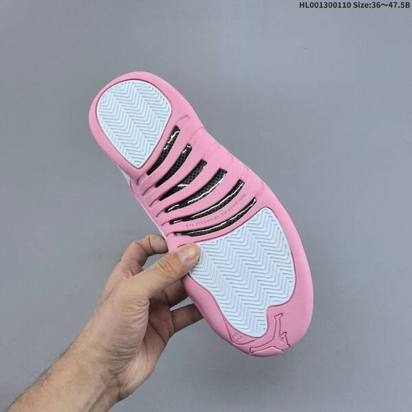 Jordan Air Jordan 12 Retro white/pink 36~47.5 basketball