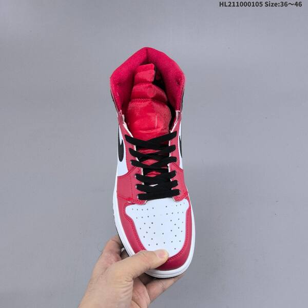 Nike Air Jordan 1 Retro Mid white/black/red 36-46 basketball