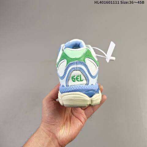 ASICS GEL-NYC Cream Blue Green Off White EU 36-45 Running Shoe Running Sneakers - Unisex (BS-69314)