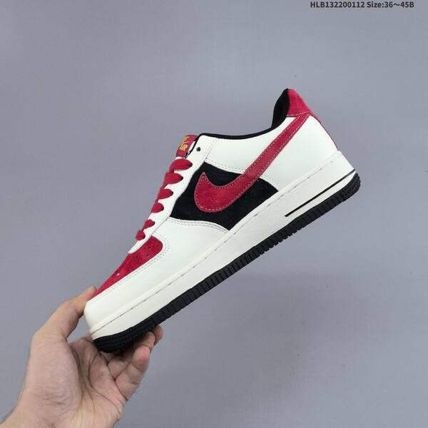 Nike Air Force 1 07 LV8 red beige white black EU 36-45 sneaker
