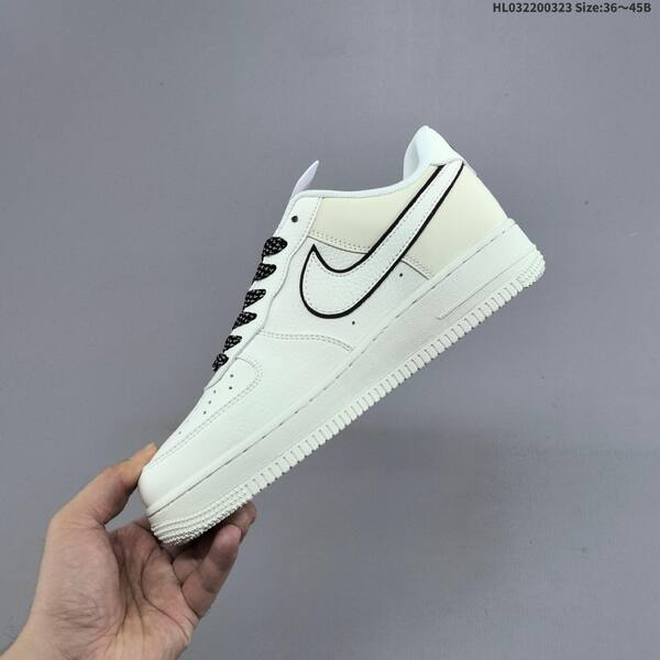 Nike Air Force 1 07 LV8 CS5288-082 off white black EU 36-45 sneaker