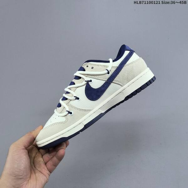 Nike SB Dunk Low white navy blue EU 36-45 skate shoe
